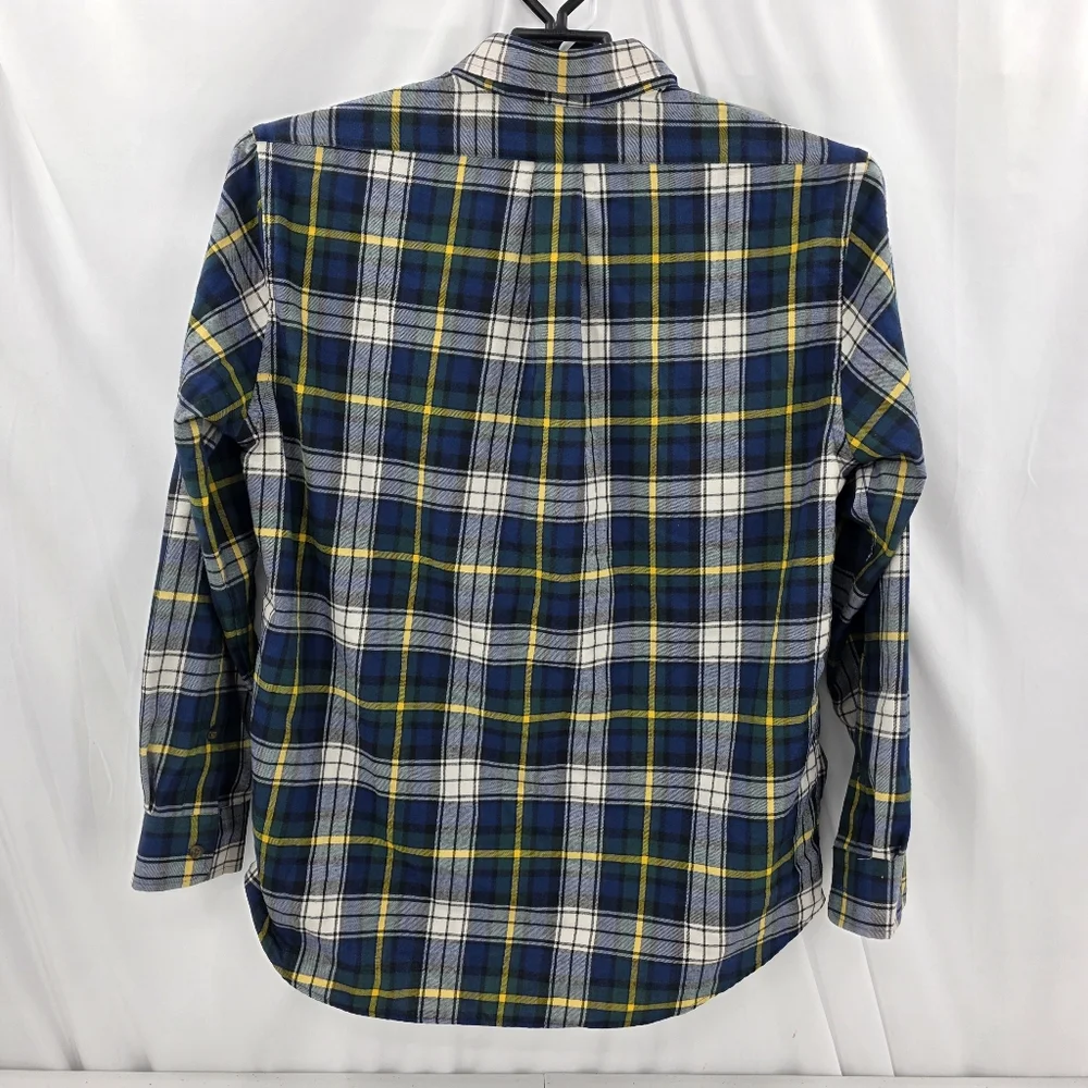 Vineyard Vines Performance Slim Fit Crosby Shirt Men's‎ L Plaid Flannel Green.